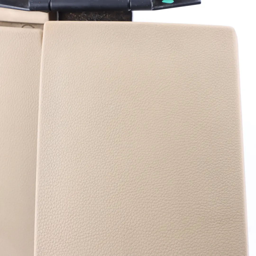 BMW E60 E61 LCI Cover Centre Console Armrest Leather Beige - SKU RHD-7133211-2 - Part number 7133211