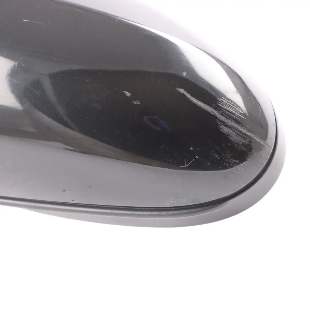 BMW E87 Heated Left Wing Mirror N/S Shadow Line Black Sapphire - 475 - SKU rhd-7189895-BS - Part number 7189895