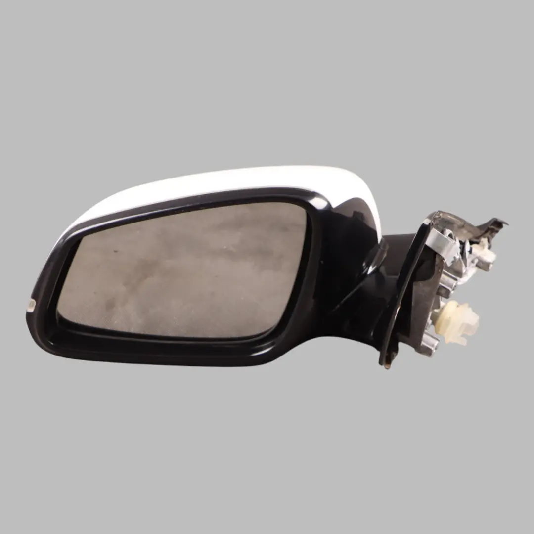 BMW F20 Wing Mirror Complete Left N/S Heated High Gloss Alpine White - 300 - SKU RHD-7242779-AW2 - Part number 7242779