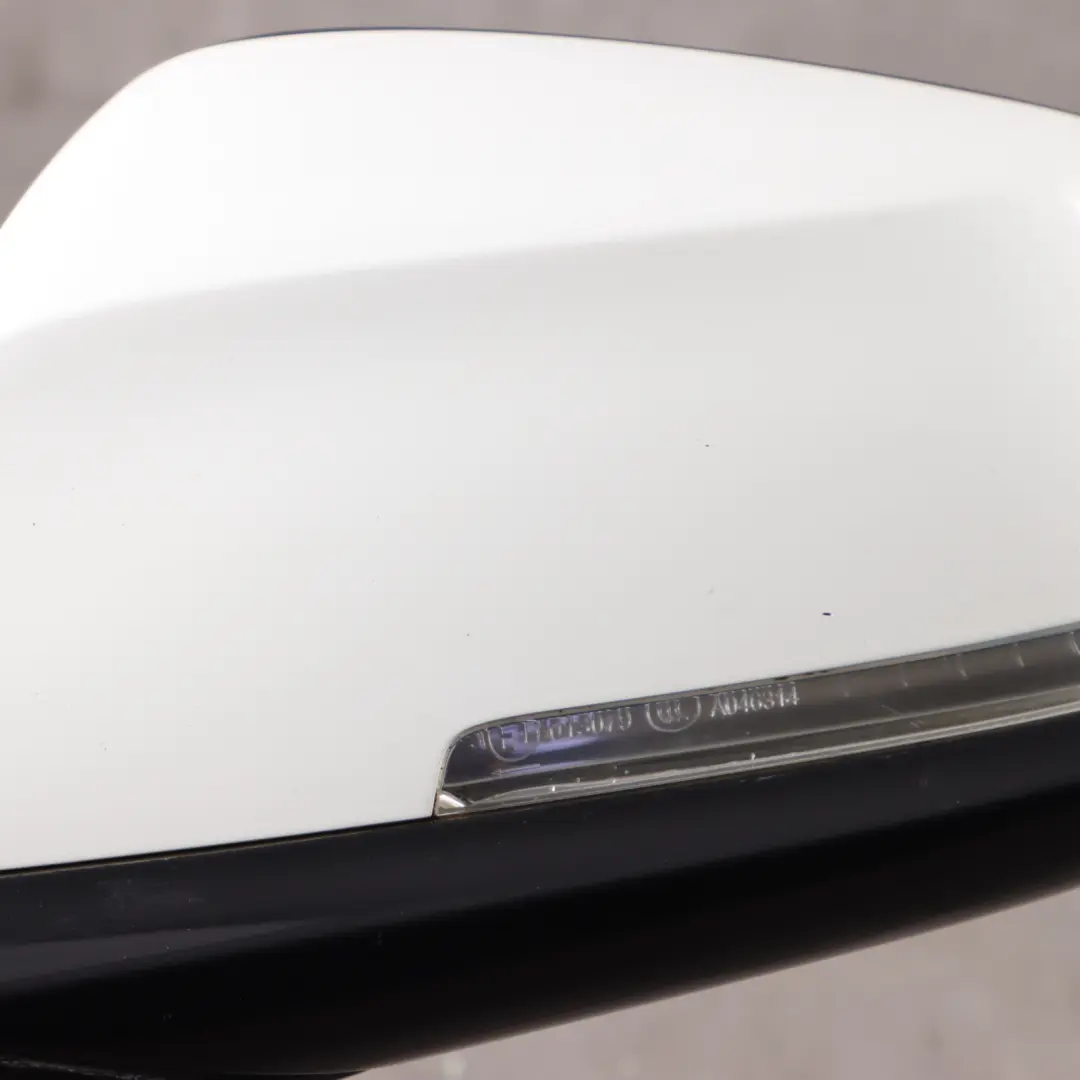 BMW F20 Wing Mirror Complete Left N/S Heated High Gloss Alpine White - 300 - SKU RHD-7242779-AW2 - Part number 7242779