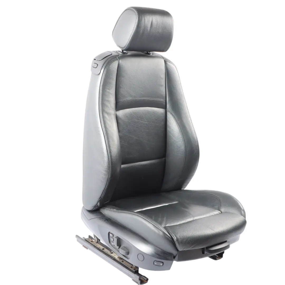 BMW E92 Coupe Seat Front Right O/S Interior Heated Memory Leather Dakota Black - SKU RHD-7253244-1 - Part number 7253244