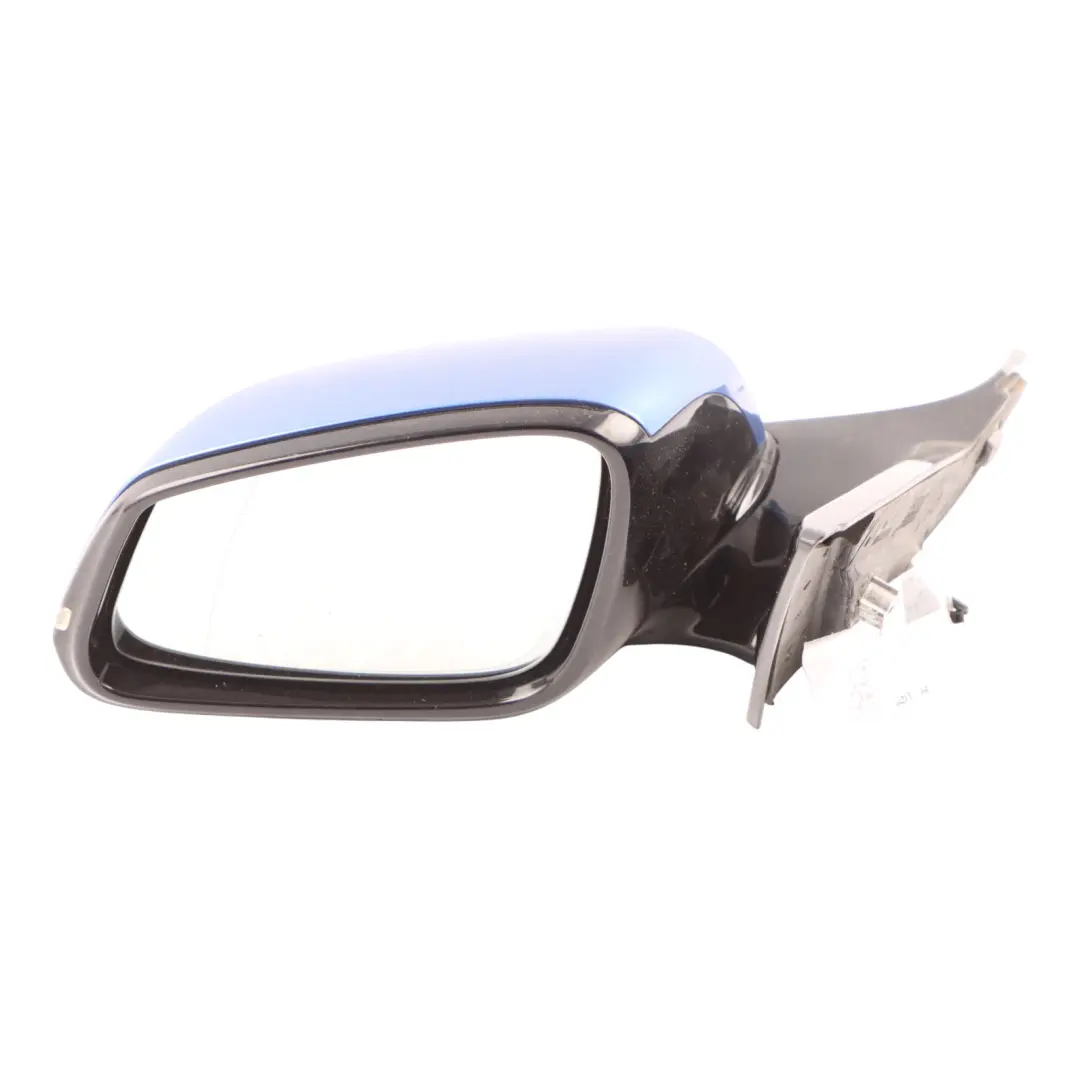 BMW 1 2 F21 F22 Auto Dip High Gloss Left Wing Mirror N/S Estorilblau B45 Blue - SKU RHD-7268635-EB - Part number 7268635