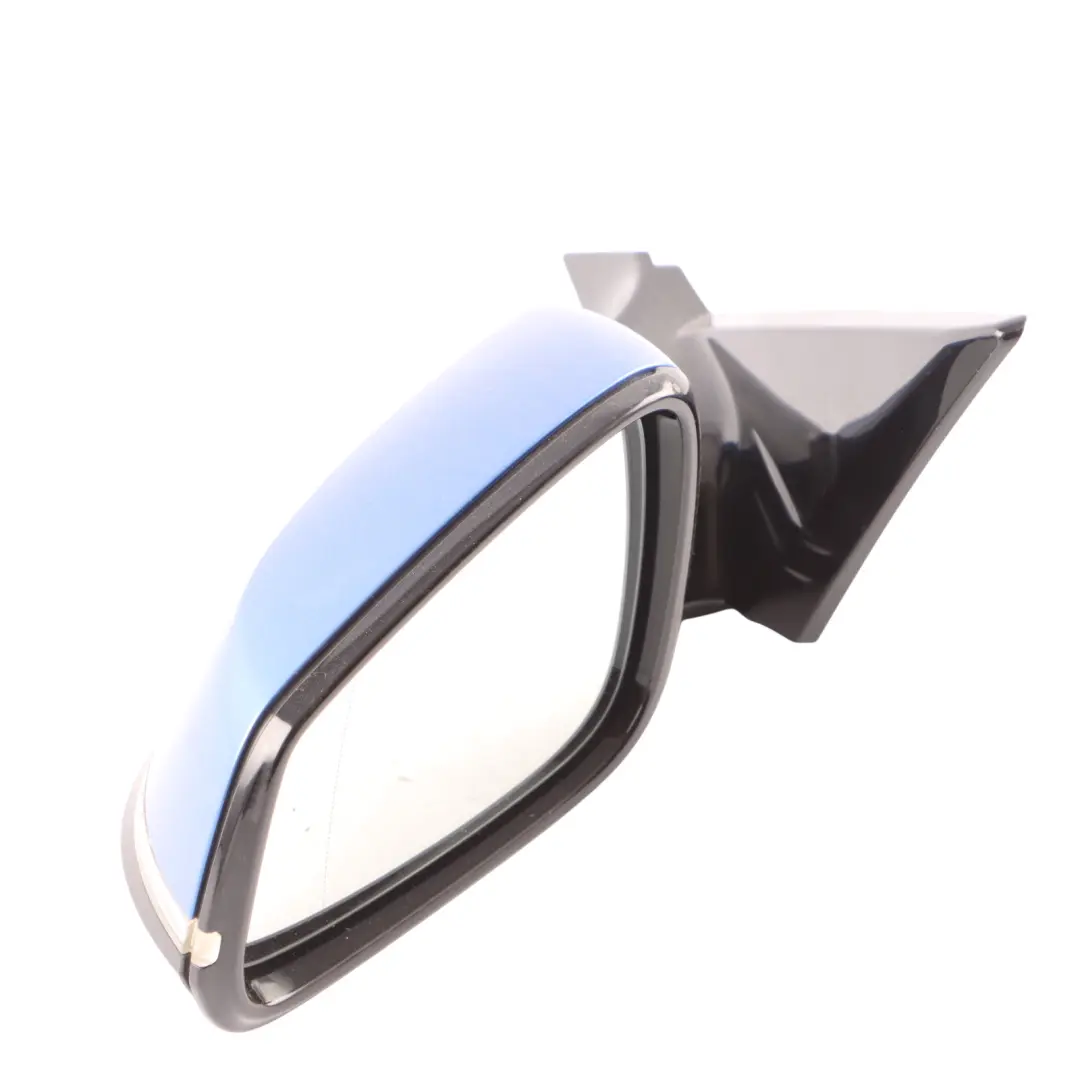BMW 1 2 F21 F22 Auto Dip High Gloss Left Wing Mirror N/S Estorilblau B45 Blue - SKU RHD-7268635-EB - Part number 7268635