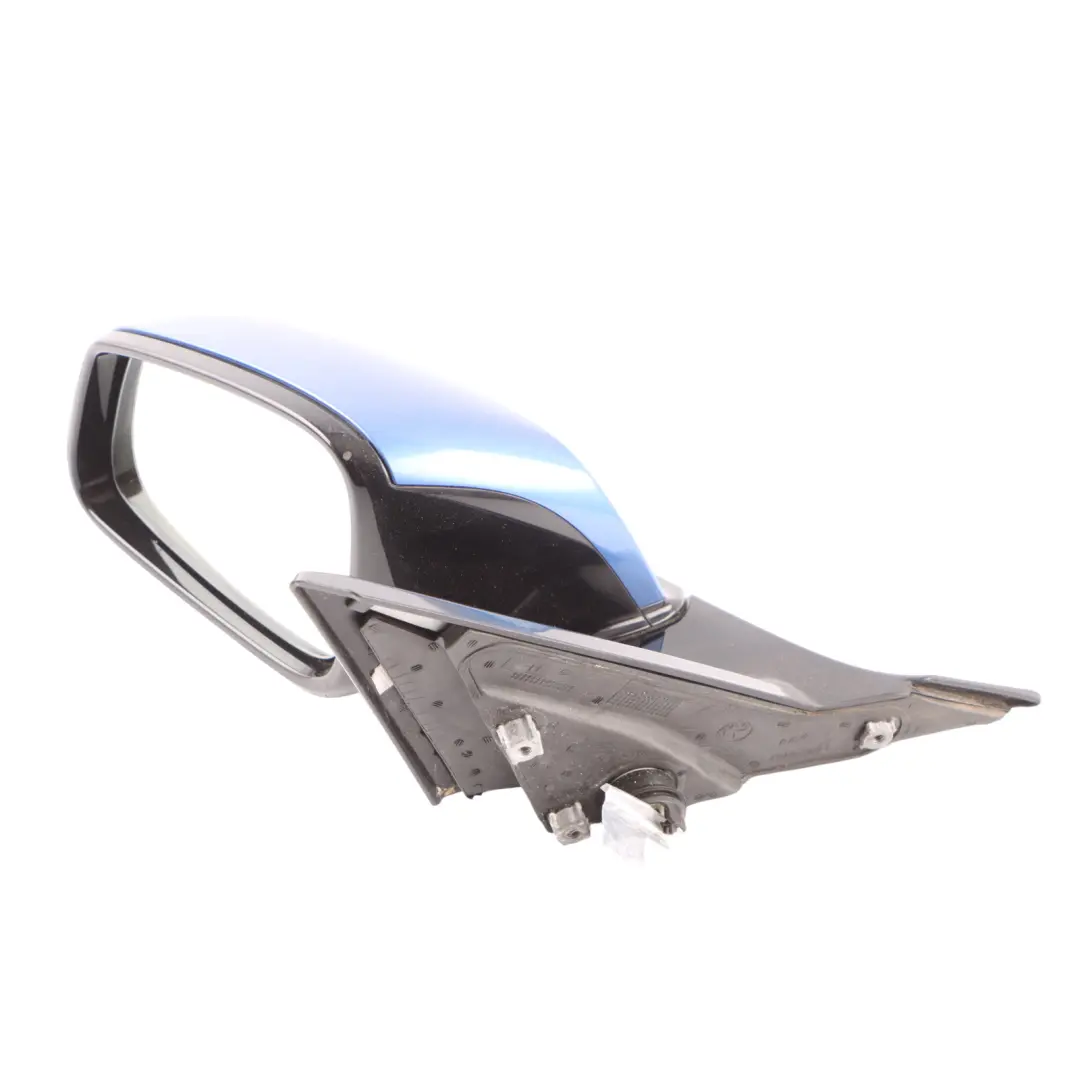 BMW 1 2 F21 F22 Auto Dip High Gloss Left Wing Mirror N/S Estorilblau B45 Blue - SKU RHD-7268635-EB - Part number 7268635