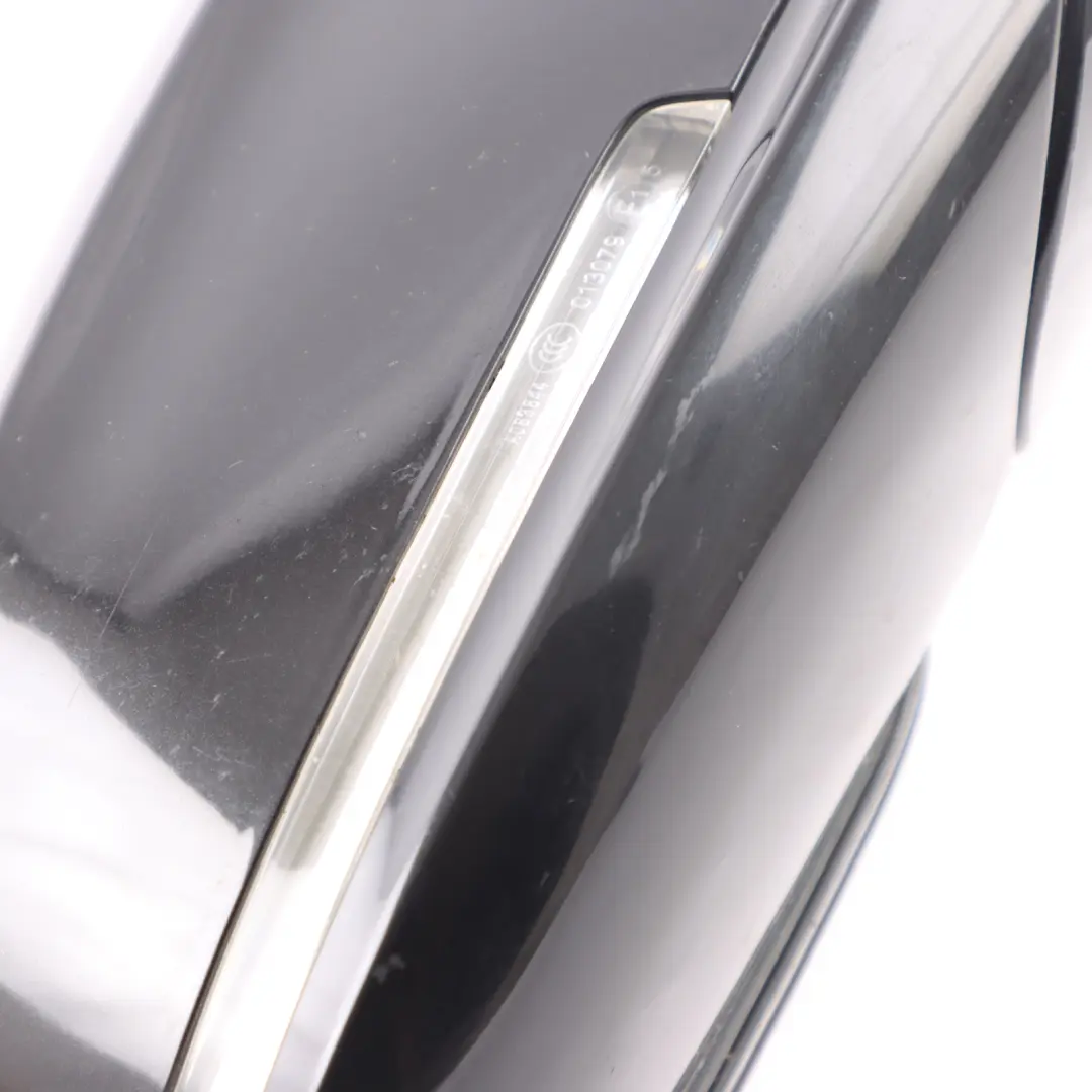 BMW F21 Wing Mirror Auto Dip High Gloss Right O/S Black Sapphire Metallic 475 - SKU RHD-7268636-BS1 - Part number 7268636