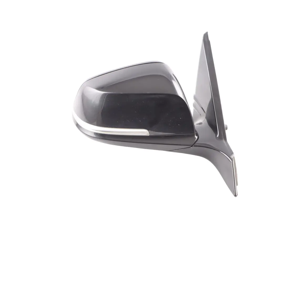 BMW F21 Wing Mirror Auto Dip High Gloss Right O/S Black Sapphire Metallic 475 - SKU RHD-7268636-BS1 - Part number 7268636
