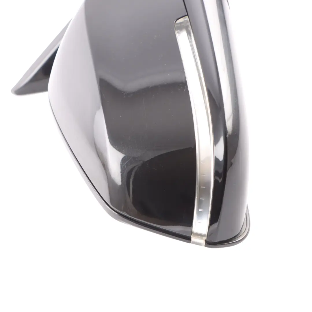 BMW F21 Wing Mirror Auto Dip High Gloss Right O/S Black Sapphire Metallic 475 - SKU RHD-7268636-BS1 - Part number 7268636