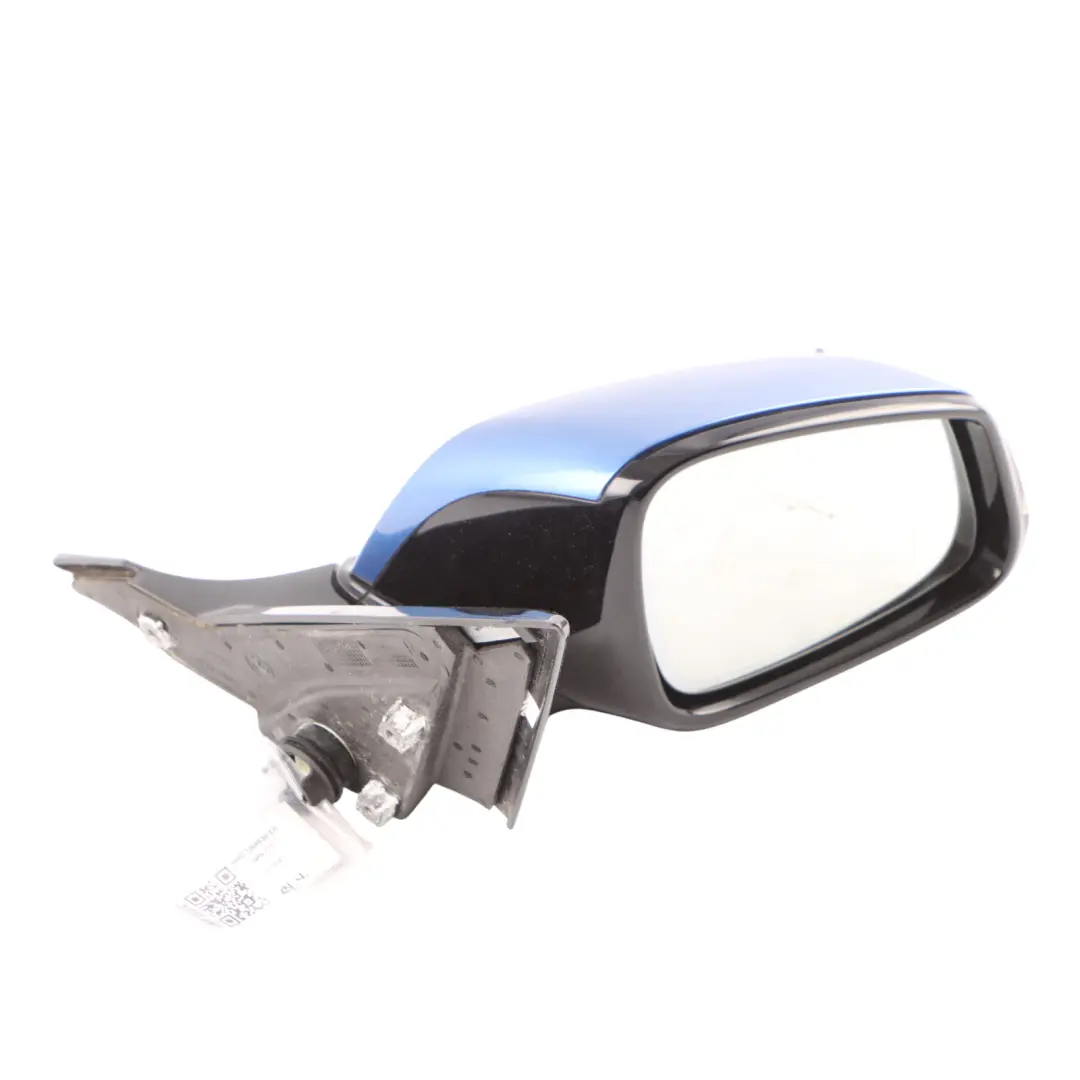 BMW 1 2 F21 F22 Auto Dip High Gloss Right Wing Mirror O/S Estorilblau B45 Blue - SKU RHD-7268636-EB - Part number 7268636
