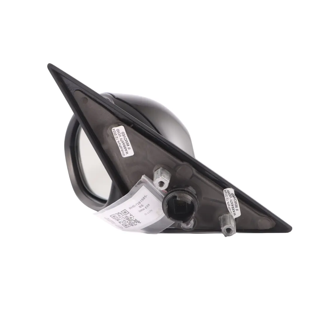 BMW Z4 E89 Wing Mirror Door Left N/S Heated Auto Dip 3 Pins Black Sapphire 475 - SKU RHD-7281985-BS - Part number 7281985