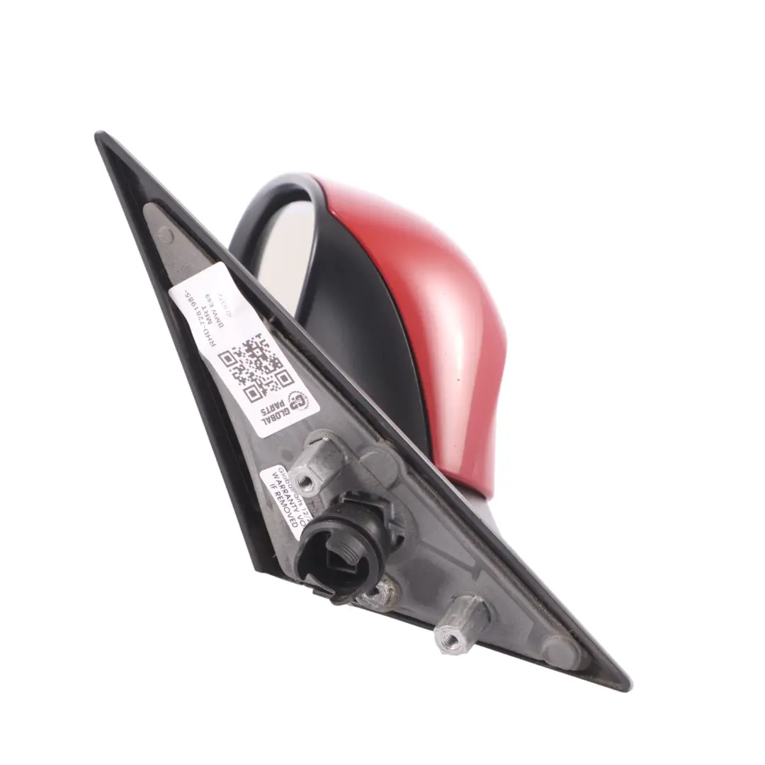 BMW Z4 E89 Wing Mirror Door Left N/S Heated Auto Dip 3 Pins Melbourne Red A75 - SKU RHD-7281985-MRT - Part number 7281985