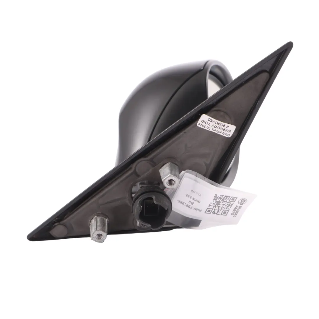 Wing Mirror Door Right O/S Heated Auto Dip 3 Pins Black Sapphire 475 to BMW Z4 E89 with Part number 7281986 BMW Z4 E89 Wing Mirror Door Right O/S Heated Auto Dip 3 Pins Black Sapphire 475 - SKU RHD-7281986-BS - Part number 7281986