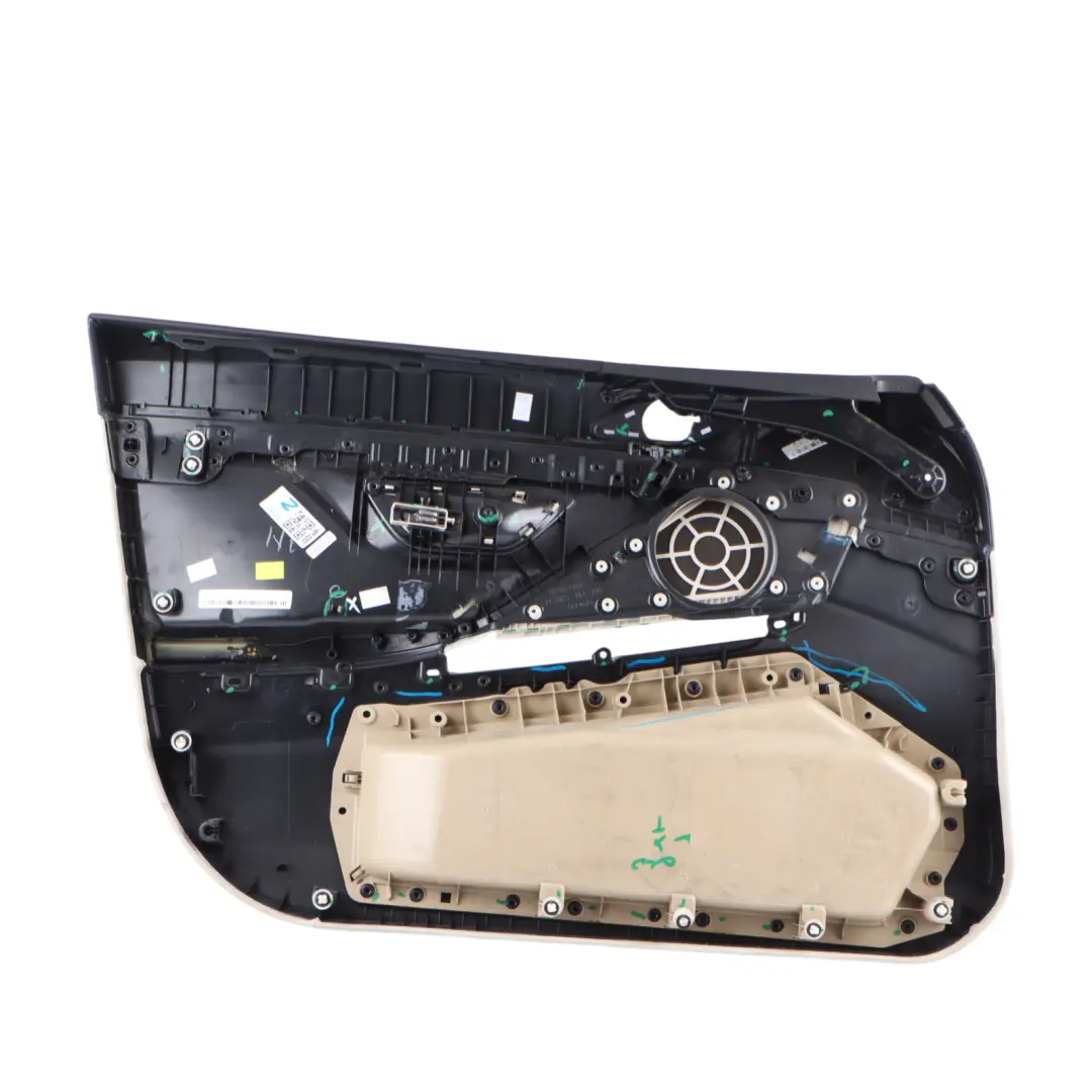 BMW F06 Door Card Front Right O/S Door Lining Trim Panel Leather Nappa Beige - SKU RHD-7304314 - Part number 7304314