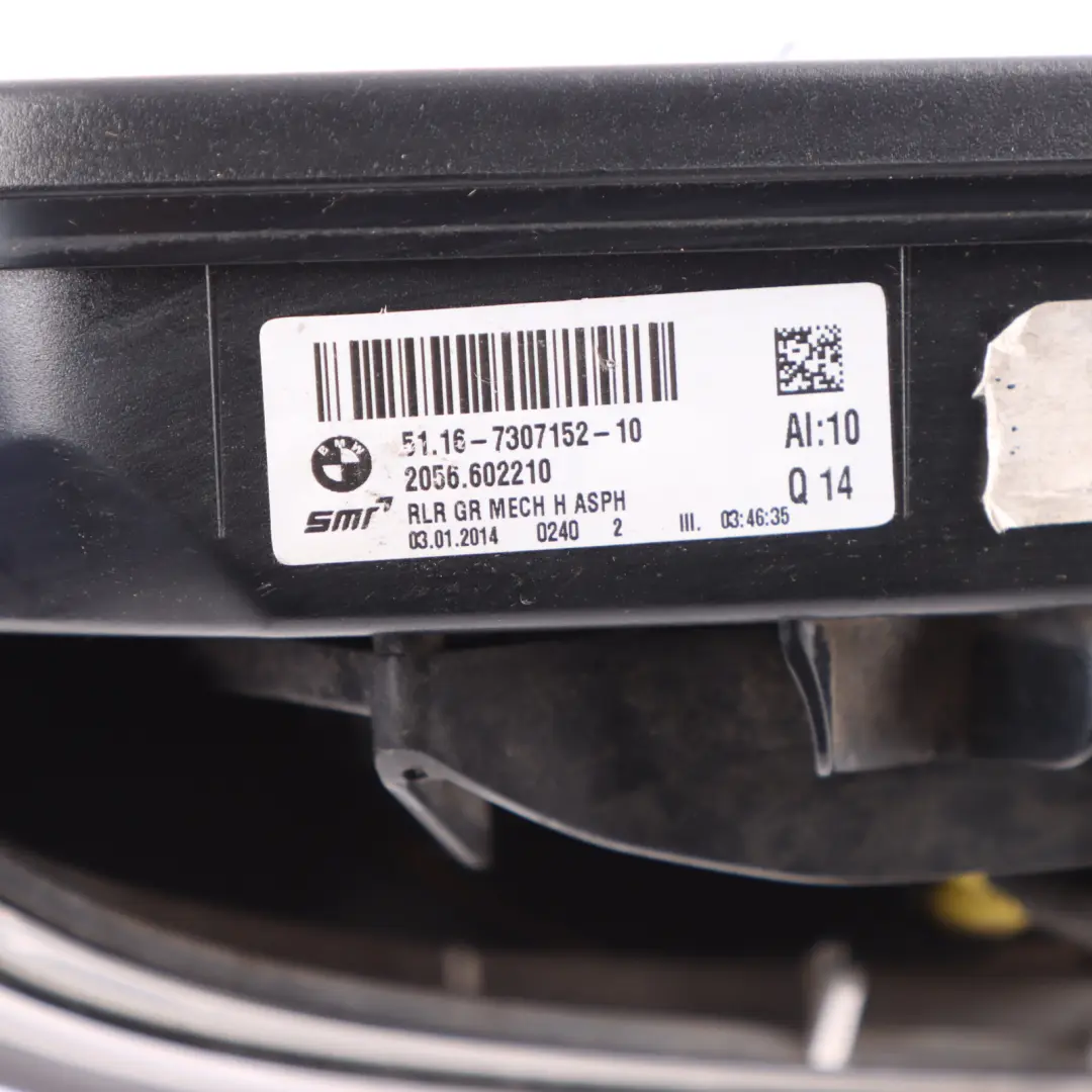 Heated Right Wing Mirror Base O/S Door Wing Mirror to BMW X1 E84 with Part number 7307158 BMW X1 E84 Heated Right Wing Mirror Base O/S Door Wing Mirror - SKU RHD-7307158 - Part number 7307158