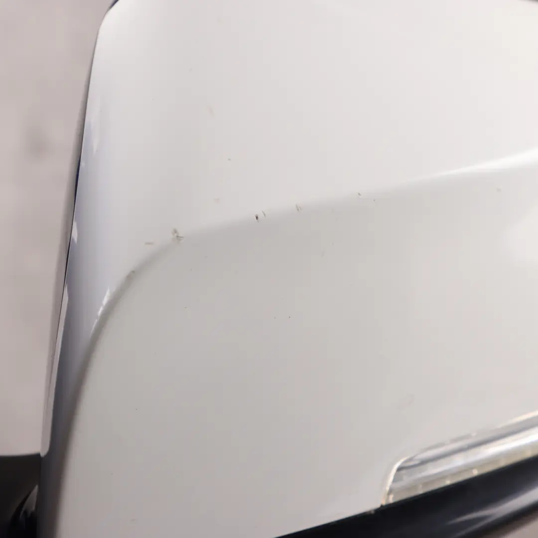 BMW 3 Series F30 F31 High Gloss Heated Left Wing Mirror N/S Alpinweiss White - SKU rhd-7345659-AW - Part number 7345659