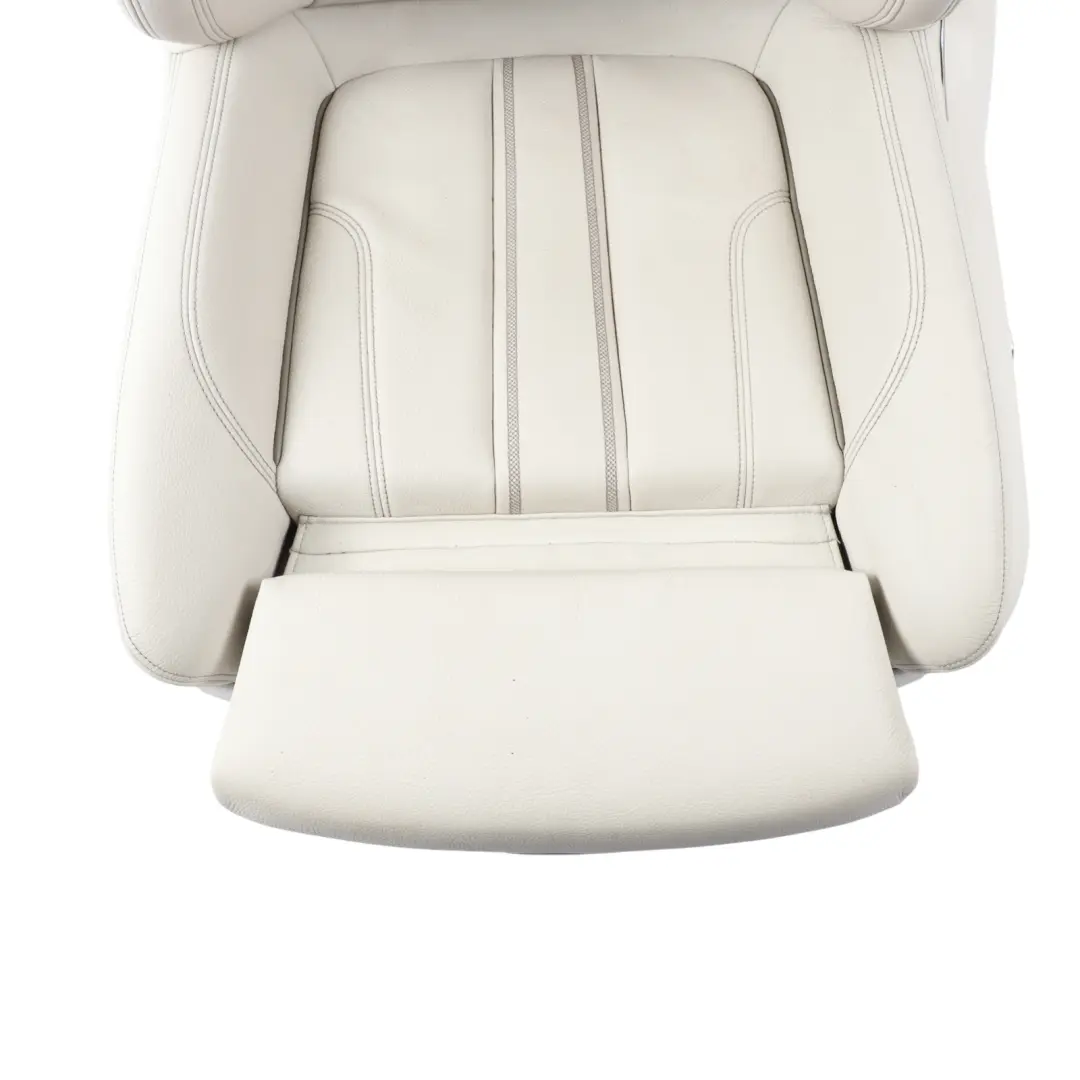 BMW G32 Sport Seat Front Left N/S Memory Heated Cover Ivory White Leather - SKU RHD-7457703-1 - Part number 7457703