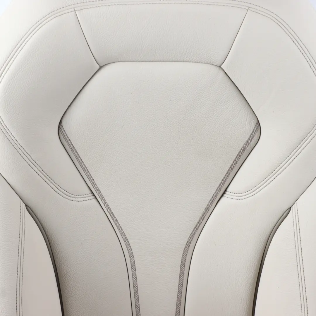 BMW G32 Sport Seat Front Left N/S Memory Heated Cover Ivory White Leather - SKU RHD-7457703-1 - Part number 7457703
