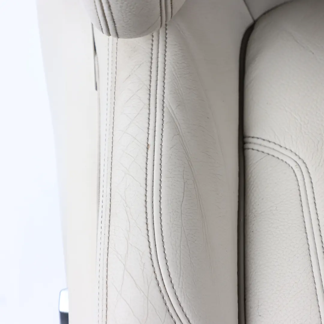 BMW G32 Sport Seat Front Right O/S Memory Heated Cover Ivory White Leather - SKU RHD-7457704-2 - Part number 7457704