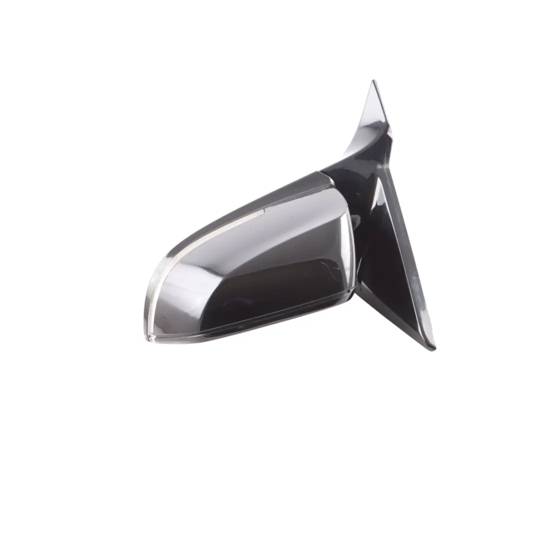 BMW F20 Wing Mirror Heated Door Left N/S 5 Pins Shadow Line Black Sapphire - 475 - SKU RHD-7459075-BS - Part number 7459075