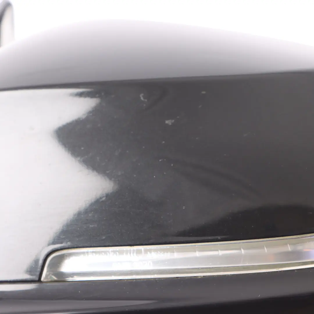 BMW F20 Wing Mirror Heated Door Left N/S 5 Pins Shadow Line Black Sapphire - 475 - SKU RHD-7459075-BS - Part number 7459075