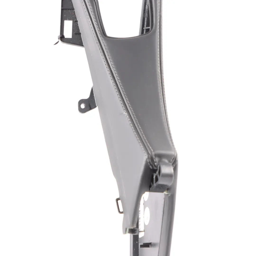  Trim BMW F06 F12 F13 LCI Center Console Decorative Cover Leather Black - SKU RHD-8066468 - Part number 8066468