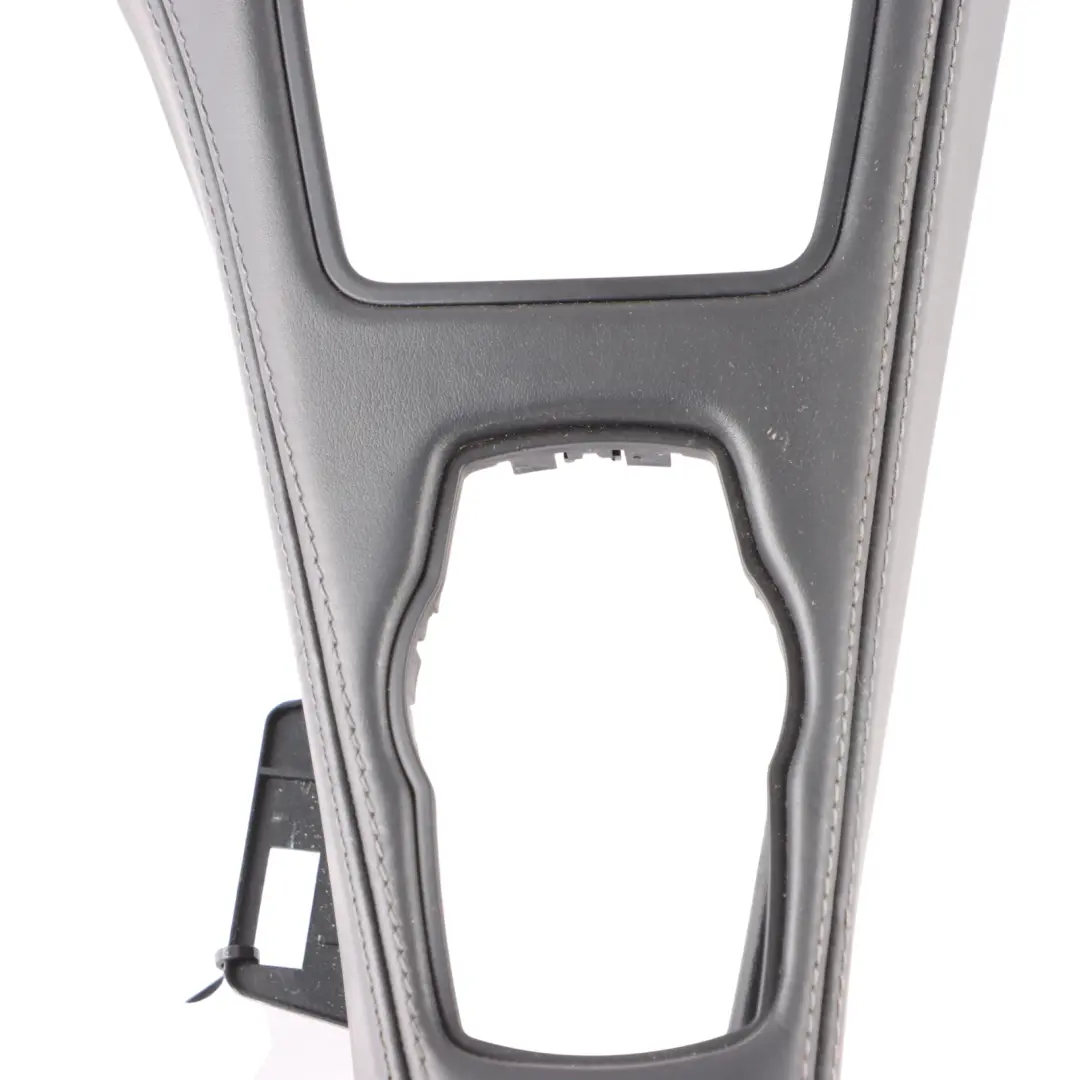 Trim BMW F06 F12 F13 LCI Center Console Decorative Cover Leather Black to with Part number 8066468 Trim BMW F06 F12 F13 LCI Center Console Decorative Cover Leather Black - SKU RHD-8066468 - Part number 8066468