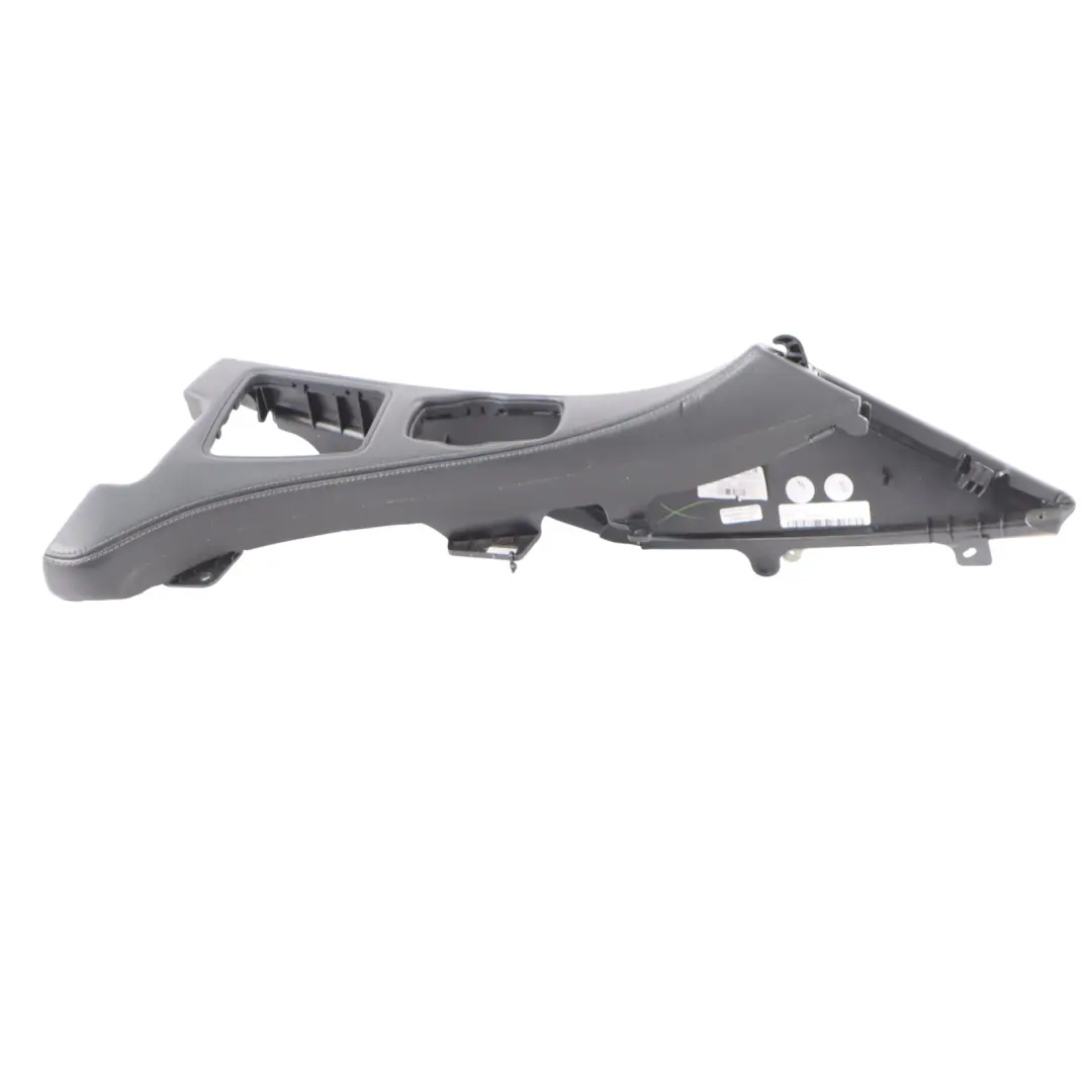  Trim BMW F06 F12 F13 LCI Center Console Decorative Cover Leather Black - SKU RHD-8066468 - Part number 8066468