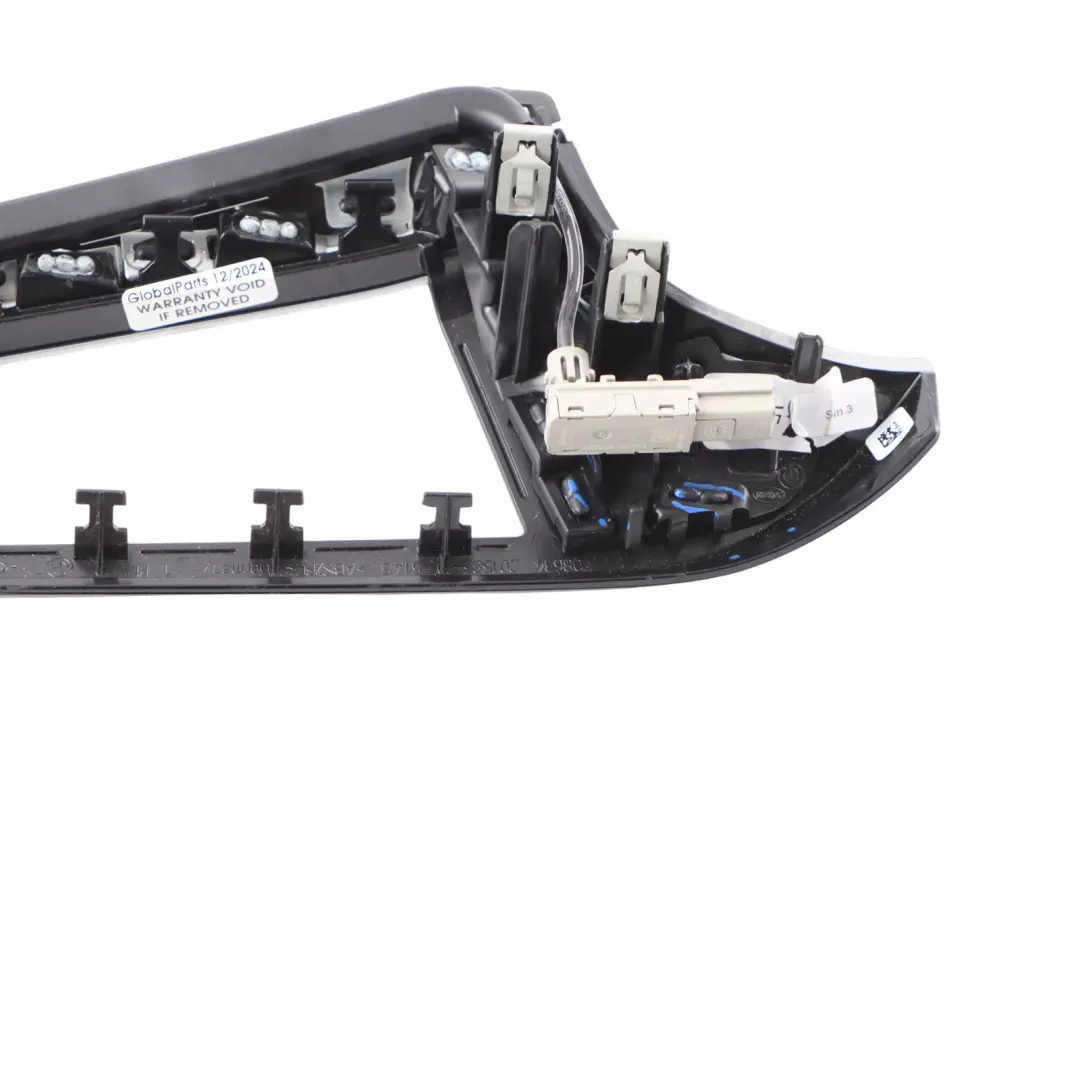  Dashboard Trim BMW G30 G31 G32 GT Cover Panel Chrome Piano Black - SKU RHD-8071617 - Part number 8071617