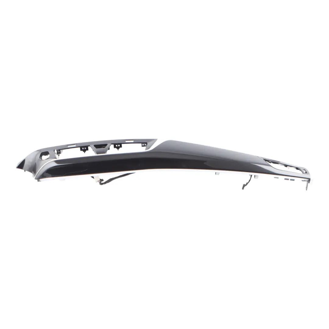 Dashboard Strip Glove Box Air Vent Cover Trim Pearl Chrome to BMW G30 G32 with Part number 8071618 BMW G30 G32 Dashboard Strip Glove Box Air Vent Cover Trim Pearl Chrome - SKU RHD-8071618 - Part number 8071618