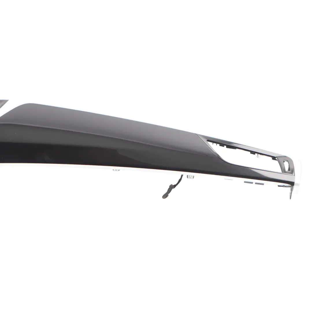 Dashboard Strip Glove Box Air Vent Cover Trim Pearl Chrome to BMW G30 G32 with Part number 8071618 BMW G30 G32 Dashboard Strip Glove Box Air Vent Cover Trim Pearl Chrome - SKU RHD-8071618 - Part number 8071618