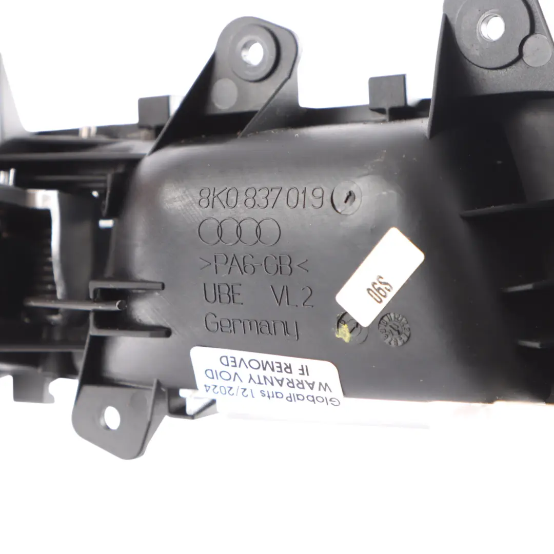 Front Door Interior Grab Handle Left N/S Passenger Side to Audi A4 B8 with Part number 8K0837019 Audi A4 B8 Front Door Interior Grab Handle Left N/S Passenger Side - SKU RHD-8K0837019 - Part number 8K0837019