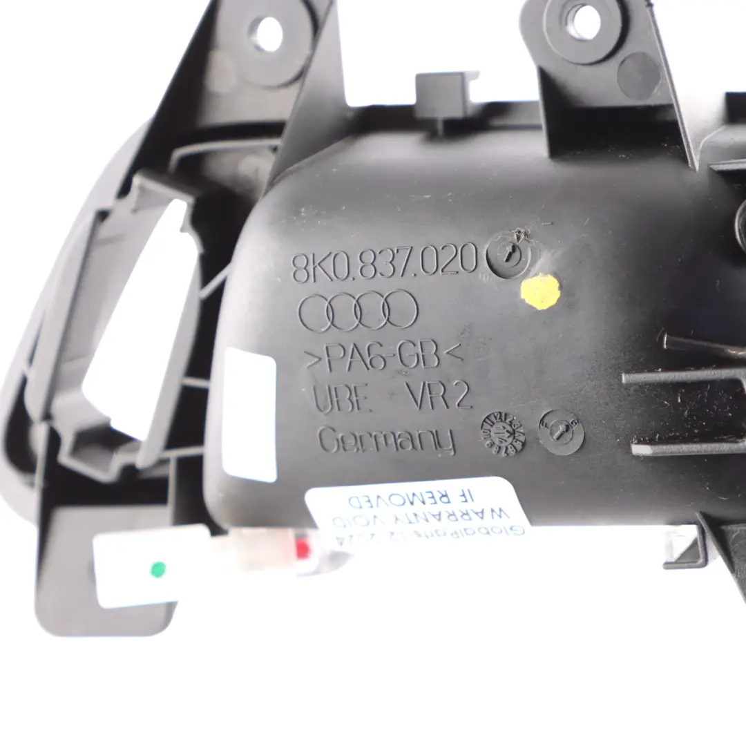 Door Opening Handle Grab Interior Trim Front Right O/S to Audi A4 B8 with Part number 8K0837020 Audi A4 B8 Door Opening Handle Grab Interior Trim Front Right O/S - SKU RHD-8K0837020 - Part number 8K0837020