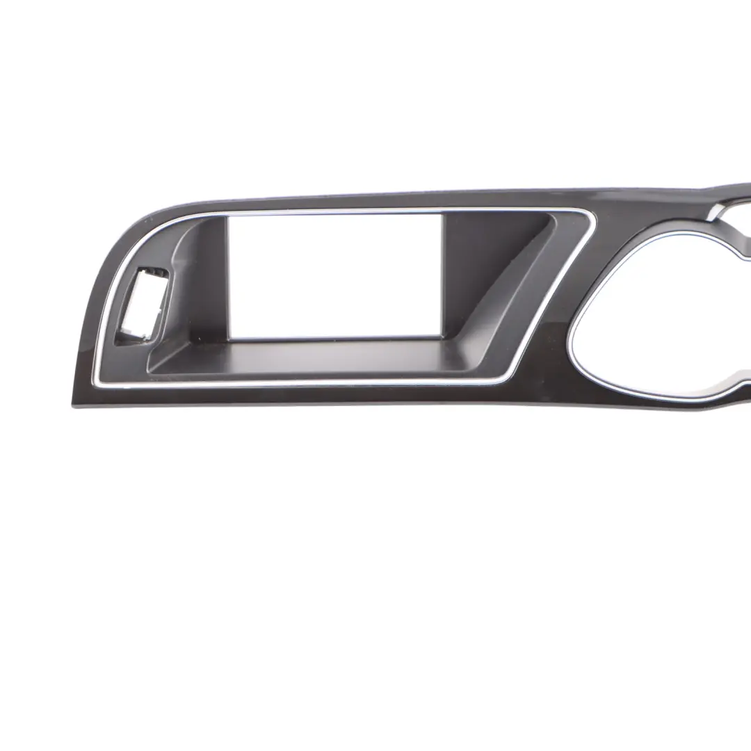 Dashboard Panel Centre Instrument Trim Strip Cover High Gloss Black to Audi RS4 B8 with Part number 8K2857185AQ Audi RS4 B8 Dashboard Panel Centre Instrument Trim Strip Cover High Gloss Black - SKU RHD-8K2857185AQ - Part number 8K2857185AQ