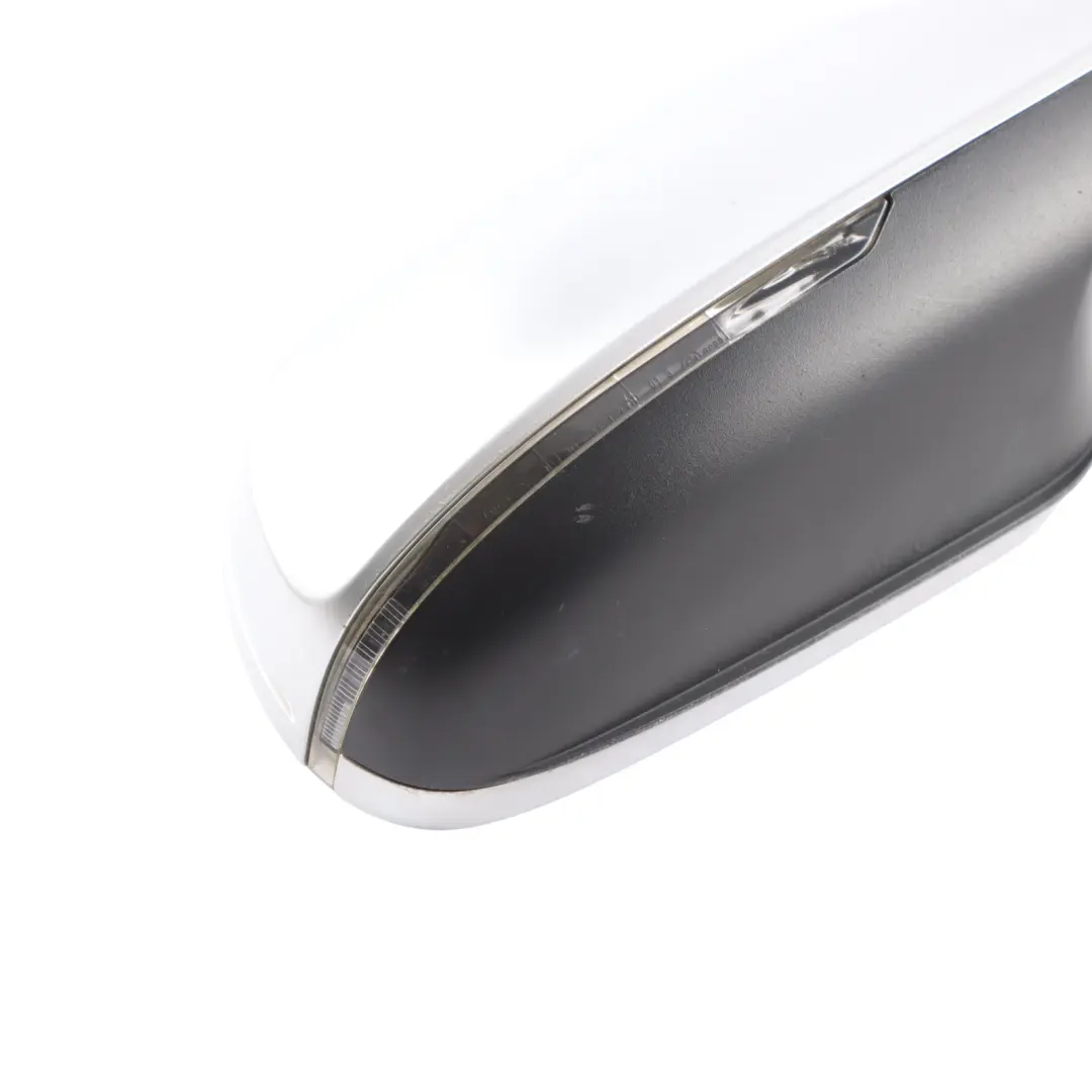 Audi A4 B8 Door Right O/S Mirror Wing Electric Aluminium Mat - SKU RHD-8K2857410AF-ALU - Part number 8K2857410AF
