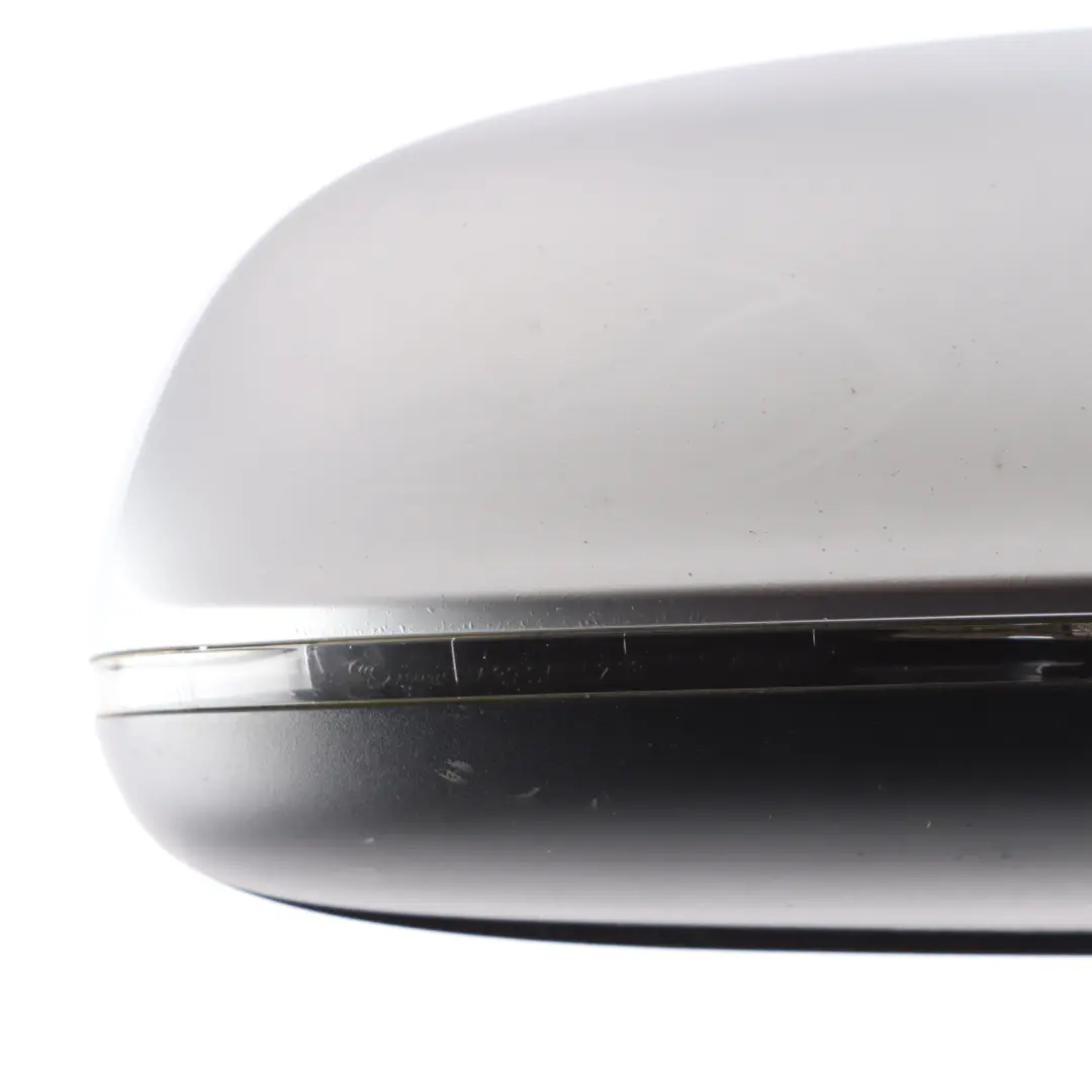 Audi A4 B8 Door Right O/S Mirror Wing Electric Aluminium Mat - SKU RHD-8K2857410AF-ALU - Part number 8K2857410AF