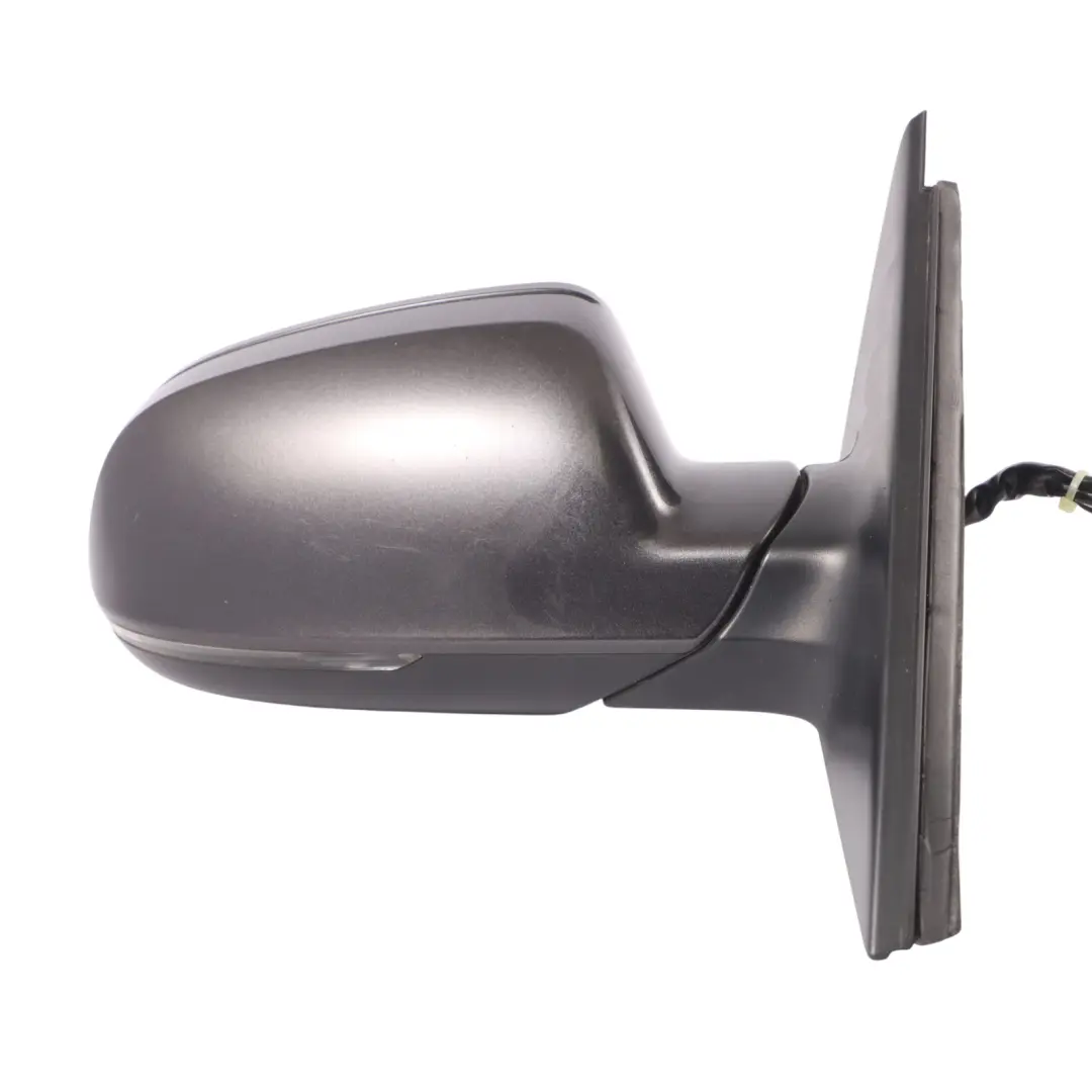Audi A4 B8 Door Right O/S Mirror Wing Electric Lava Grey Pearl Effect - Z7L - SKU RHD-8K2857410AF-LAG - Part number 8K2857410AF-LAG