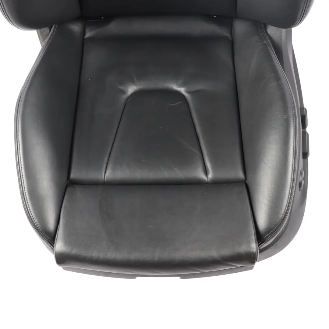 Audi S5 8T Coupe Front Sport Seat Left N/S Interior Heated Leather Soul Black - SKU RHD-8T0881805F-1 - Part number 8T0881805F