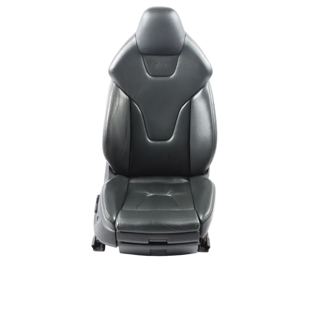 Audi S5 8T Coupe Sport Seat Front Right O/S Heated Memory Leather Soul Black - SKU RHD-8T0881806F-1 - Part number 8T0881806F