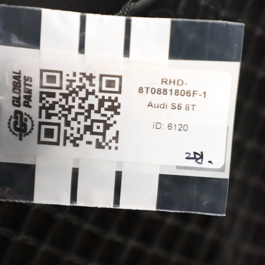 Front Right O/S Heated Memory Leather Soul Black to Audi S5 8T Coupe Sport Seat with Part number 8T0881806F Audi S5 8T Coupe Sport Seat Front Right O/S Heated Memory Leather Soul Black - SKU RHD-8T0881806F-1 - Part number 8T0881806F