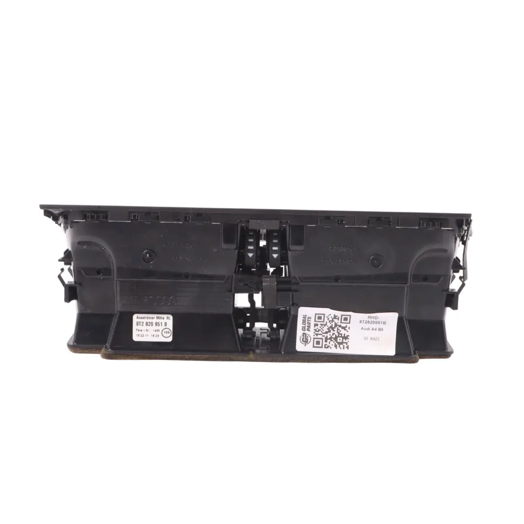 Audi A5 8T Middle Dashboard Centre Air Vent Grille - SKU RHD-8T2820951B - Part number 8T2820951B