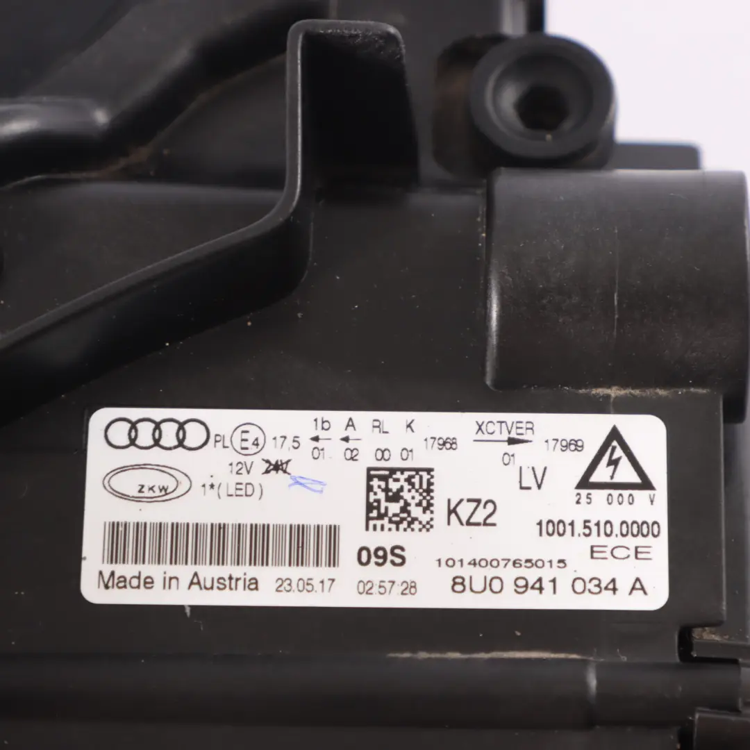 LED Headlight Lamp Front Right O/S Headlamp to Audi Q3 8U with Part number 8U0941034A Audi Q3 8U LED Headlight Lamp Front Right O/S Headlamp - SKU RHD-8U0941034A - Part number 8U0941034A