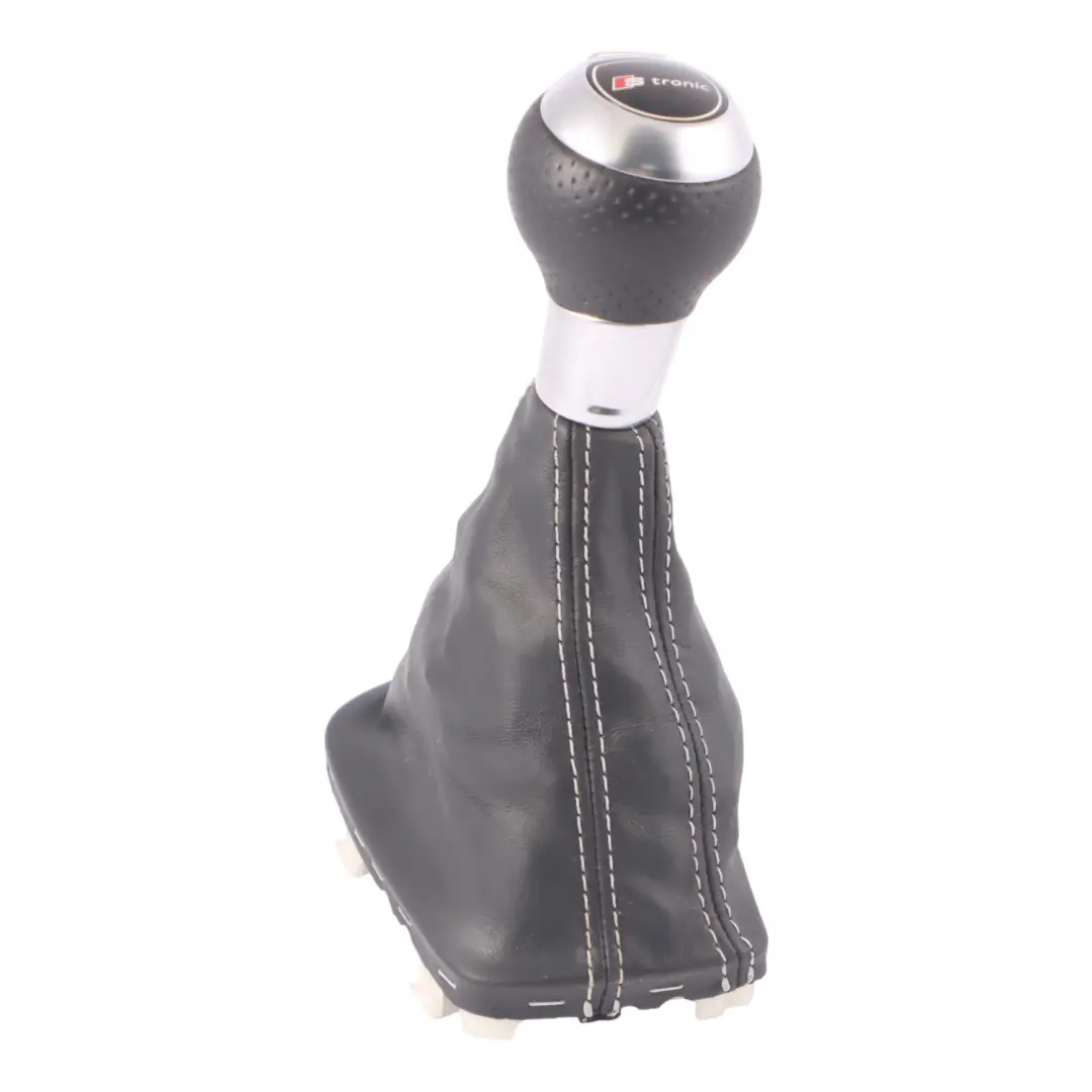 Audi Q3 8U Gear Lever Knob Stick Shifter Leather - SKU RHD-8U2713139G - Part number 8U2713139G