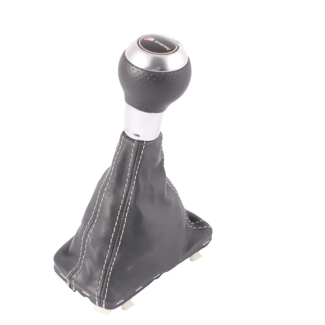 Audi Q3 8U Gear Lever Knob Stick Shifter Leather - SKU RHD-8U2713139G - Part number 8U2713139G