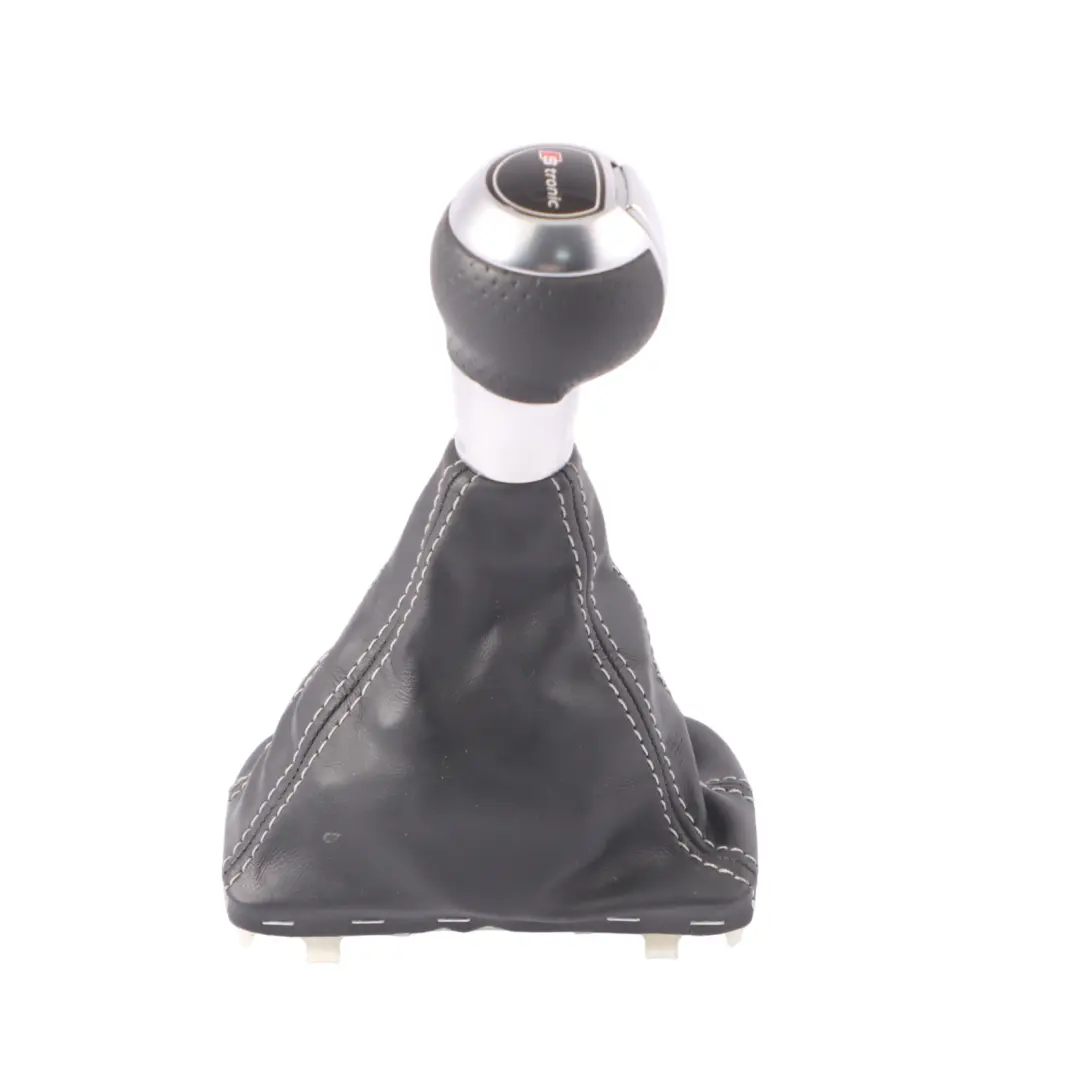 Lever Knob Stick Shifter Leather to Audi Q3 8U Gear with Part number 8U2713139G Audi Q3 8U Gear Lever Knob Stick Shifter Leather - SKU RHD-8U2713139G - Part number 8U2713139G
