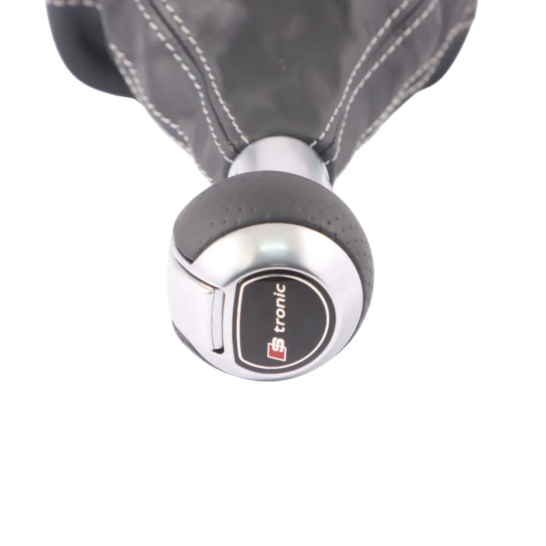 Audi Q3 8U Gear Lever Knob Stick Shifter Leather - SKU RHD-8U2713139G - Part number 8U2713139G