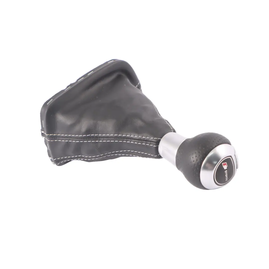 Audi Q3 8U Gear Lever Knob Stick Shifter Leather - SKU RHD-8U2713139G - Part number 8U2713139G