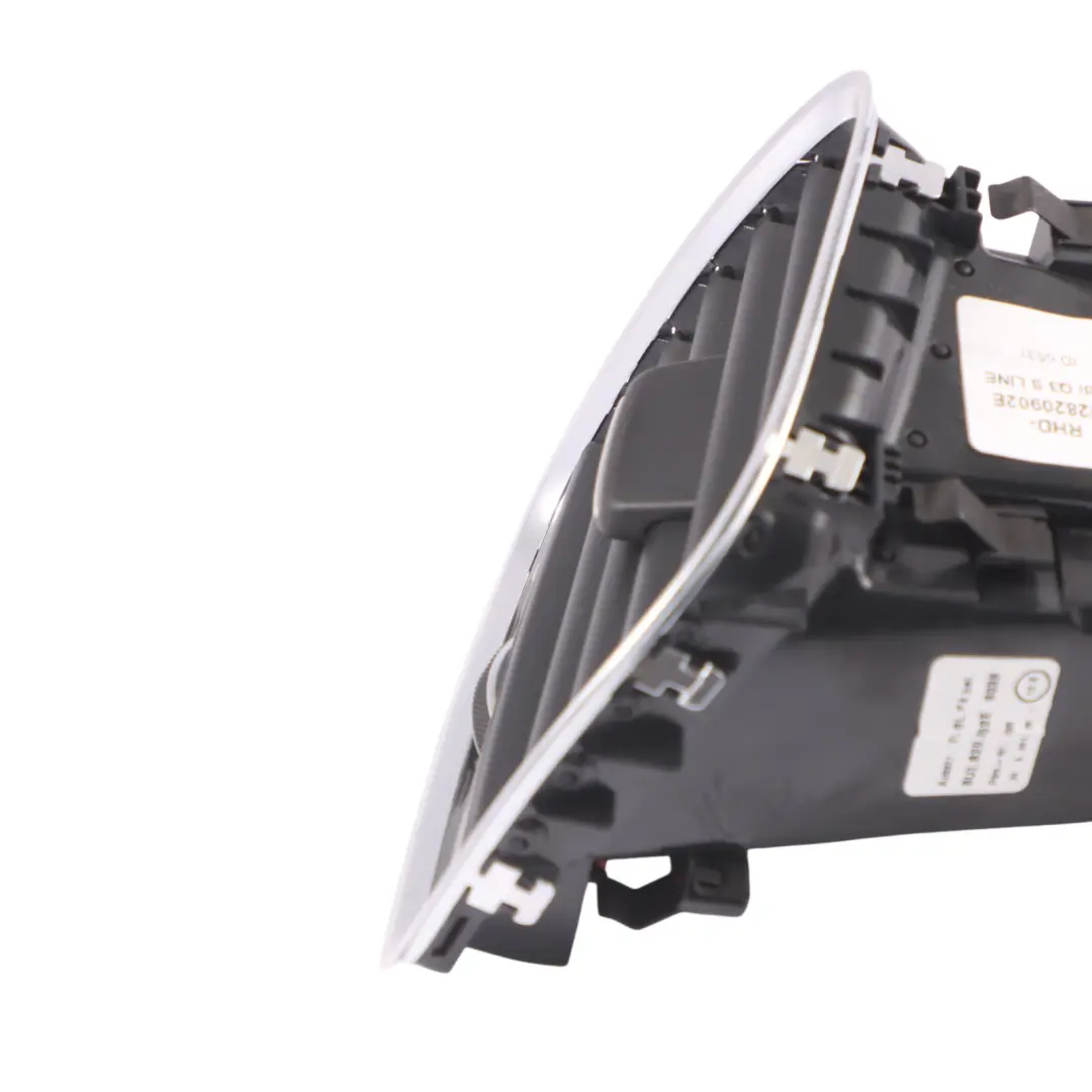 Dashboard Air Intake Front Right O/S Ventilation Grille to Audi Q3 8U with Part number 8U2820902E Audi Q3 8U Dashboard Air Intake Front Right O/S Ventilation Grille - SKU RHD-8U2820902E - Part number 8U2820902E