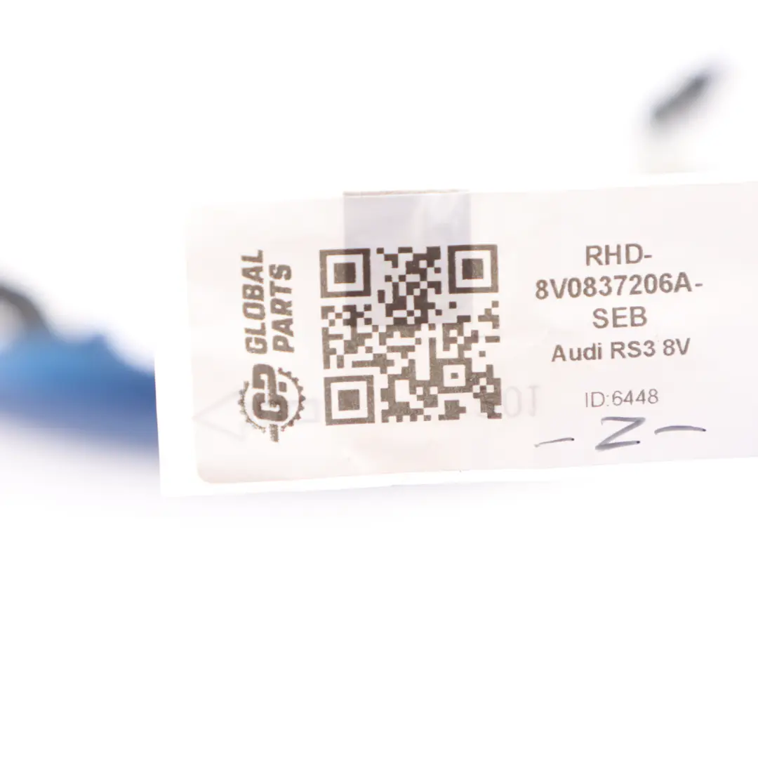 Door Grab Handle Front Right O/S Sepang Blue Pearl - Y5Q to Audi RS3 8V with Part number 8V0837206A Audi RS3 8V Door Grab Handle Front Right O/S Sepang Blue Pearl - Y5Q - SKU RHD-8V0837206A-SEB - Part number 8V0837206A