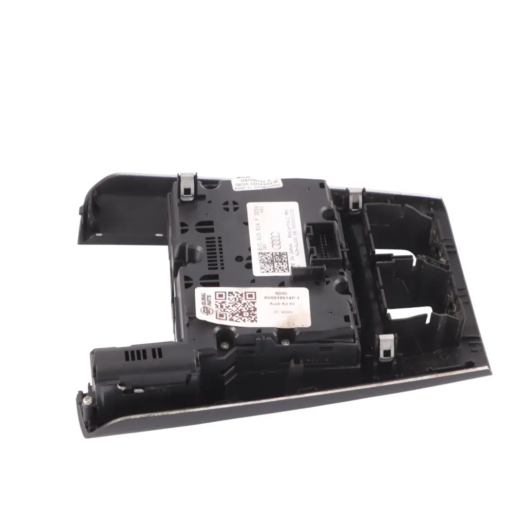 Audi A3 8V Sat Nav Multimedia Control Unit Surround Trim Cover Panel - SKU RHD-8V0919614P-1 - Part number 8V0919614P