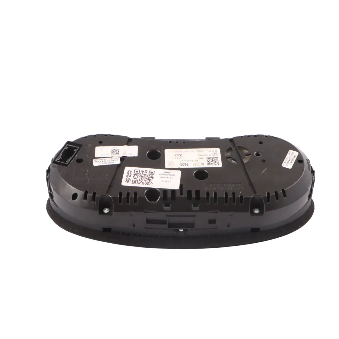 Audi A3 8V Diesel Instrument Cluster Speedo Meter Clocks Manual - SKU RHD-8V0920960G - Part number 8V0920960G