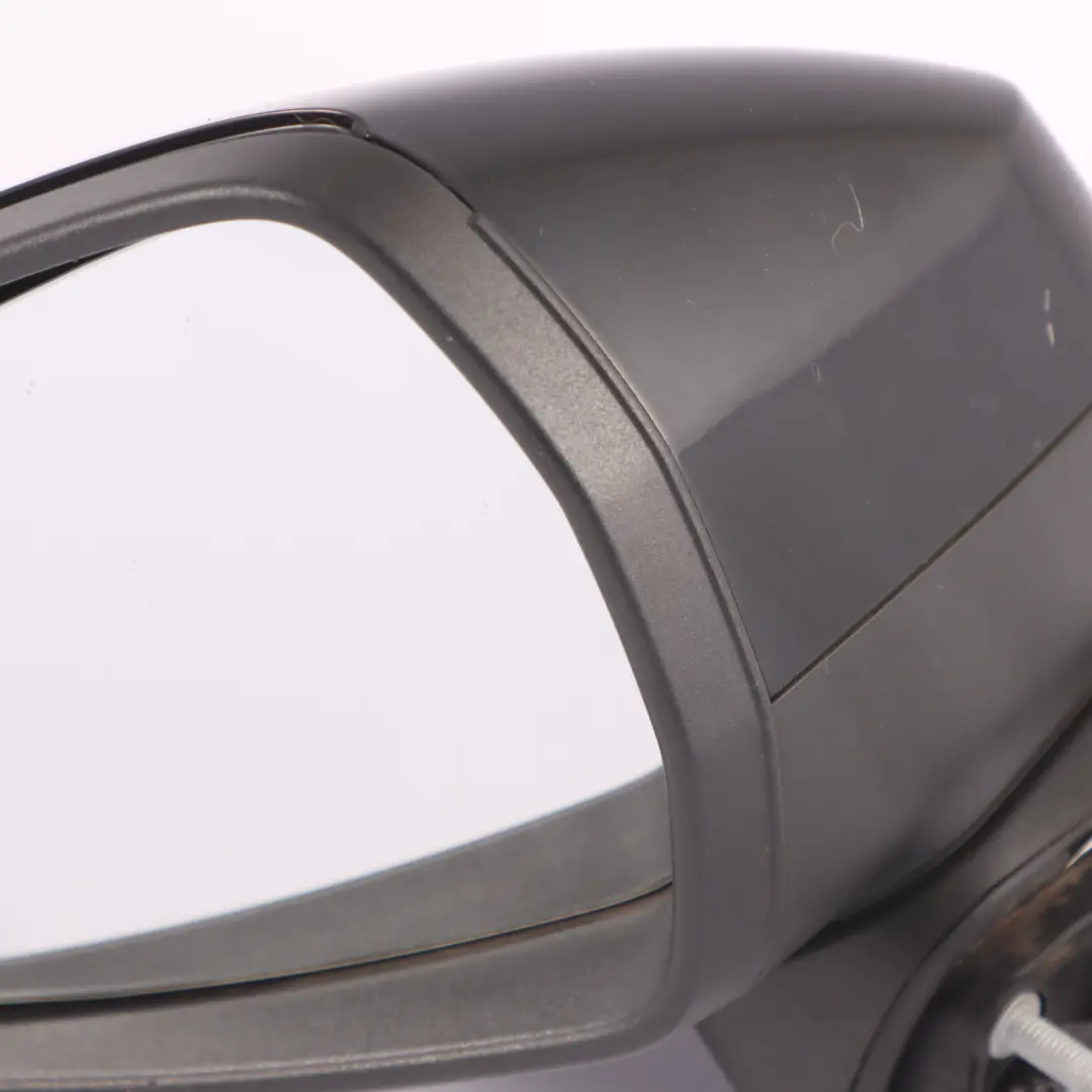 Audi A3 8V Wing Mirror Electric Door Left N/S Outside Brilliant Black - Y9B - SKU RHD-8V2857409F-BBL - Part number 8V2857409F